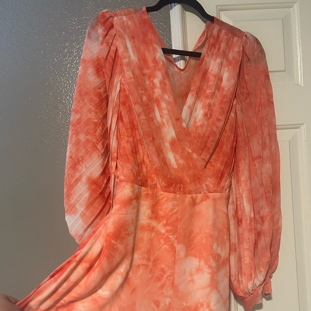 Salmon/ pink dressy Romper !